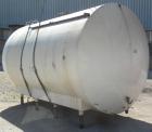 Used Cherry-Burrell Cold Wall Tank, 5000 Gallon, Model E, 304 Stainless Steel, Horizontal. 96