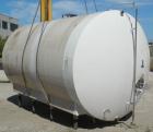 Used Cherry-Burrell Cold Wall Tank, 5000 Gallon, Model E, 304 Stainless Steel, Horizontal. 96