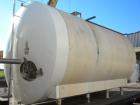 Used- Cherry-Burrell Cold Wall Tank, 5000 Gallon, Model E, 304 Stainless Steel, Horizontal. 96