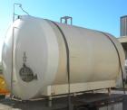 Used Cherry-Burrell Cold Wall Tank, 5000 Gallon, Model E, 304 Stainless Steel, Horizontal. 96