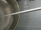 Used Cherry Burrell Silo Tank, 5,000 Gallon, Model SVW, 304 stainless steel, vertical. 84