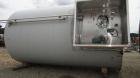 Used Cherry-Burrell Tank, 9000 Gallon, Model SVW, Stainless Steel, Vertical. Dished top, flat bottom. Jacketed on side bottom. Side bottom mounted prop style agitator, side bottom man way. Insulated ...