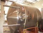 Unused-Cherry Burrell 8,000 gallon, 304 stainless steel #4 finish inside, vertical tank, 136