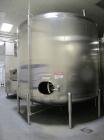 Used-Cherry Burrell 8,000 Gallon Side Agitated Stainless Steel Tank.  Dished heads.  Approximately 12' diameter x 8'6