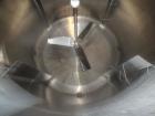 Used 10,000 Gallon Cherry Burrell Stainless Steel Jacketed Mix Tank. 316L SS contact parts with T304 SS exterior parts. Dimensions 136