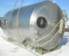 Used Cherry Burrell Jacketed Mix Tank, 7,200 Gallon, 304 Stainless Steel, Vertical.  120