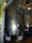 Used Cherry Burrell 10,000 gallon stainless steel storage tank. Approx. 10'6