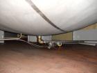Used Cherry Burrell 10,000 gallon stainless steel storage tank. Approx. 10'6
