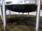 Used Cherry Burrell Single Shell Blend Tank, Approximate 5,000 Gallon, 316 Stainless Steel, Vertical. Approximate 120