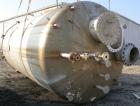 USED: Chicago Boiler tank, 8500 gallon, 316 stainless steel, vertical. Approximately 108