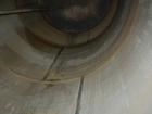 USED: Chicago Boiler tank, 8500 gallon, 316 stainless steel, vertical. Approximately 108