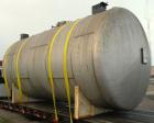 Used Clawson Tank Company Pressure Tank, 12,000 gallon, 304L stainless steel, horizontal.  125-1/2
