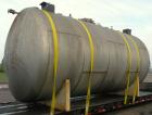 Used- Clawson Tank Company Pressure Tank, 12,000 gallon, 304L stainless steel, horizontal.  125-1/2