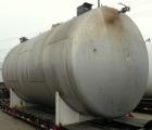 Used Clawson Tank Company Pressure Tank, 12,000 gallon, 304L stainless steel, horizontal.  125-1/2