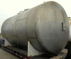 Used Clawson Tank Company Pressure Tank, 12,000 gallon, 304L stainless steel, horizontal.  125-1/2