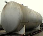 Used Clawson Tank Company Pressure Tank, 12,000 gallon, 304L stainless steel, horizontal.  125-1/2