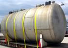 Used Clawson Tank Company 2 Compartment Pressure Tank, 12,000 gallons total, 6,000 gallons per compartment, 304L stainless steel, horizontal. Each compartment 125-1/2