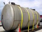 Used Clawson Tank Company 2 Compartment Pressure Tank, 12,000 gallons total, 6,000 gallons per compartment, 304L stainless steel, horizontal. Each compartment 125-1/2