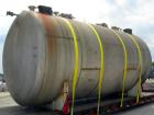 Used Clawson Tank Company 2 Compartment Pressure Tank, 12,000 gallons total, 6,000 gallons per compartment, 304L stainless steel, horizontal. Each compartment 125-1/2