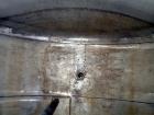 Used Clawson Tank Company 2 Compartment Pressure Tank, 12,000 gallons total, 6,000 gallons per compartment, 304L stainless steel, horizontal. Each compartment 125-1/2