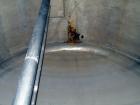 Used Clawson Tank Company 2 Compartment Pressure Tank, 12,000 gallons total, 6,000 gallons per compartment, 304L stainless steel, horizontal. Each compartment 125-1/2