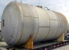 Used Clawson Tank Company Pressure Tank, 12,000 Gallon, 304L Stainless Steel, Horizontal.  125-1/2