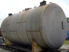 Used Clawson Tank Company Pressure Tank, 12,000 Gallon, 304L Stainless Steel, Horizontal.  125-1/2