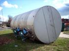 Used Clawson Tank 15,000 Gallon Horizontal 304 Stainless Steel Tank. 10'6