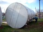 Used Clawson Tank 15,000 Gallon Horizontal 304 Stainless Steel Tank. 10'6