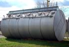 Used Clawson Tank 5 Compartment Horizontal Tank, 15,000 total gallons, 3,000 gallons each compartment, 304 stainless steel. Approximate 126