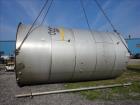 Used Degussa Tank, 15,000 Gallon, 304L Stainless Steel, Vertical.