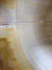 Used Degussa Tank, 15,000 Gallon, 304L Stainless Steel, Vertical.