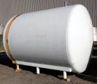 Used Creamery Package Storage Tank, 5000 Gallon, 304 Stainless Steel, Horizontal. Approximate 108