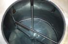 Used- Crepaco 6,000 Gallon (Approximately) Stainless Steel Vertical Single Wall Tank. Dome top, dished bottom center. Bridge...