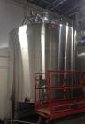 Used Crepaco 6000 Gallon Jacketed Tank with Scrape Agitation. Stainless steel cone bottom tank. Sweep scrape aggitated and jacketed. 158 PSI at 100 degrees F. Approximate shipping dimensions are 18' ...