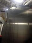 Used- Crepaco 6000 Gallon Jacketed Tank with Scrape Agitation. Stainless steel cone bottom tank. Sweep scrape aggitated and ...