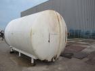Used Crepaco Storage Tank, 5000 Gallon, 316 Stainless Steel, Horizontal. 96” Diameter x 144” straight side, dished heads. (1) Section approximate 48” wide x 103” long of bottom dimple jacket, no rati...
