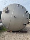 Unused Crown Iron Works 12,700 Gallon 316L Stainless Steel Vertical Process Vessel – ASME 15 PSI/Full Vacuum