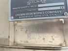Unused Crown Iron Works 12,700 Gallon 316L Stainless Steel Vertical Process Vessel – ASME 15 PSI/Full Vacuum