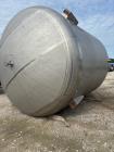 Unused 12,700 Gallon Crown Iron Works 316L Stainless Steel Vertical Storage & Process Vessel