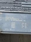 Unused 12,700 Gallon Crown Iron Works 316L Stainless Steel Vertical Storage & Process Vessel