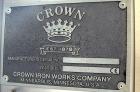 Unused- Crown Iron Works Pressure Tank, 10,600 Gallon, 304 Stainless Steel, Vert