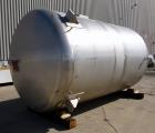 Unused- Crown Iron Works Pressure Tank, 5,497 Gallon, 316L Stainless Steel, Vertical. 102” Diameter x 141” straight side, di...