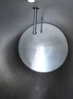 Used Custom Metalcraft Tank, 5000 Gallon, 304 Stainless Steel, Horizontal. Approximately 96” diameter x 144” straight side, dished heads.  Openings: top 3”, (2) 1-1/2”, 2”, heads 18” manway with cove...