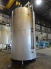 Used- DCI Tank, 5,000 Gallon, 304 Stainless steel, Vertical