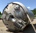Used DCI 15,000 Gallon 316L Stainless Steel Jacketed Sanitary Mix Tank / Fermenter / Reactor with 100 HP Agitator