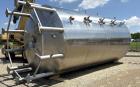 Used DCI 15,000 Gallon 316L Stainless Steel Jacketed Sanitary Mix Tank / Fermenter / Reactor with 100 HP Agitator
