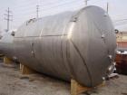 Used-10,000 Gallon DCI Storage Tank, 316L stainless steel construction, 132