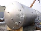 Used-10,000 Gallon DCI Storage Tank, 316L stainless steel construction, 132