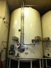 Used 10,000 Gallon Mixing Tank with Vent on Top Dish. Top and bottom electrically heated (previously used for liquid sugar).  Bottom side manway, bottom side agitator 6.25hp, Reuland motor. 11'-6